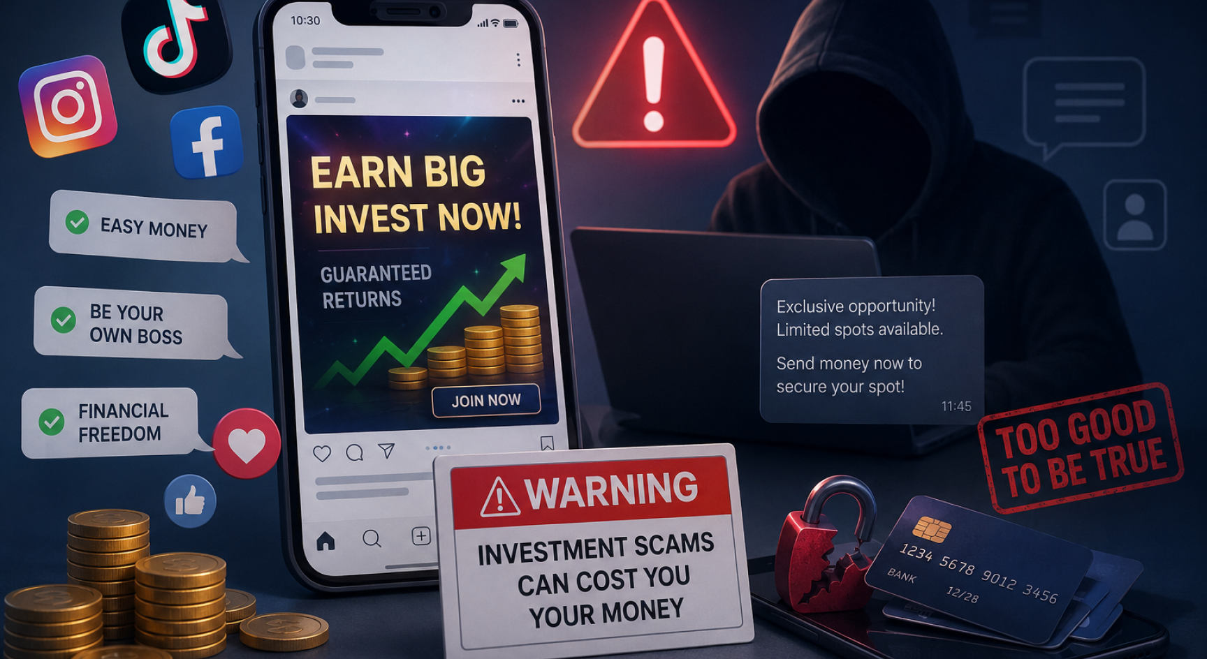 Investment Scams and Social Media Fraud