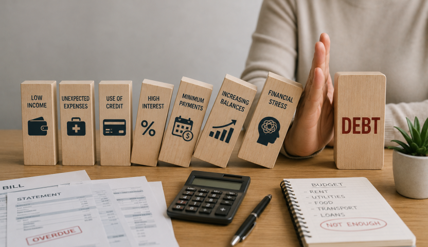 How Does Over-Indebtedness Develop?