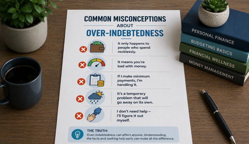 Common Misconceptions About Over-Indebtedness