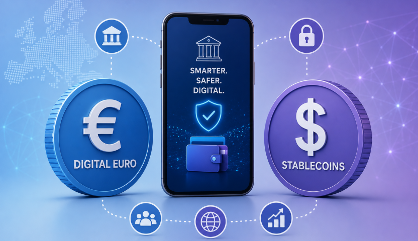 The Digital Euro and Stablecoins: New Forms of Digital Money