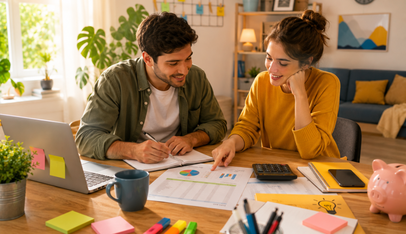 Starting Strong: Our First Income & First Budget